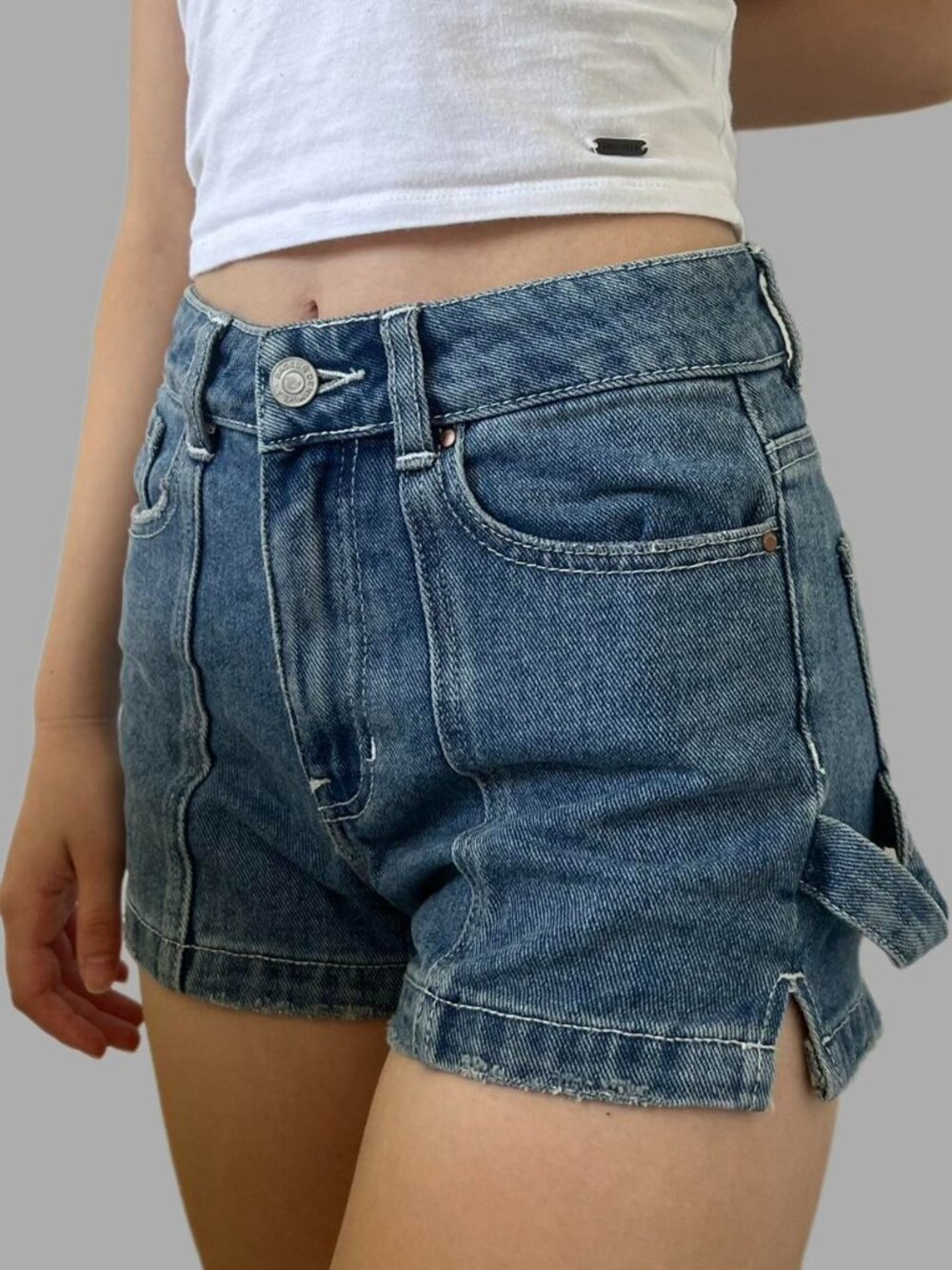 PacSun Denim Mom Shorts
